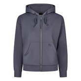 Pikeur Fleece Jacket Hoodie in Graphite Blue